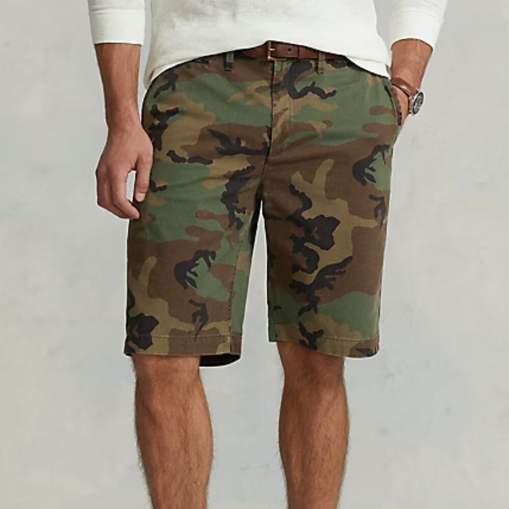 Polo Ralph Lauren - Men's Relaxed Fit Camo Chino Short - 44B - Picture 2 of 8